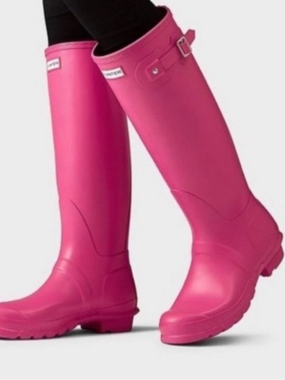 Hunter Pink Tall Rain Boot